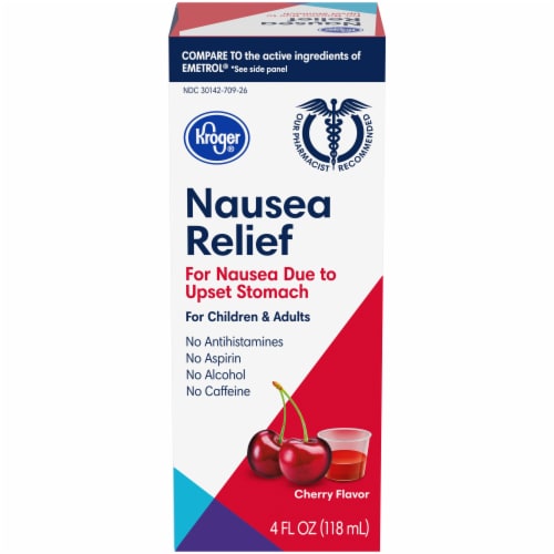 Kroger® Cherry Flavor Anti-Nausea Liquid Perspective: front