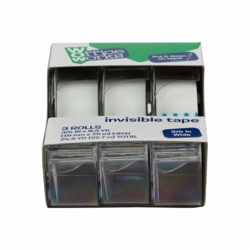 Office Works Invisible Tape - Clear Perspective: front