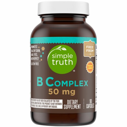 Simple Truth® B Complex Capsules 50mg Perspective: front