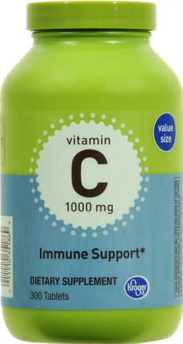 Kroger Vitamin C Tablets 1000mg 300 Count 300 Ct Fry S Food Stores