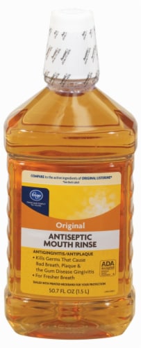 Kroger® Original Antiseptic Mouth Rinse Perspective: front