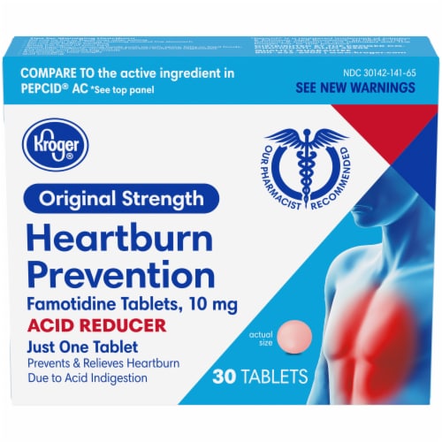 Kroger® Heartburn Prevention Tablets Perspective: front