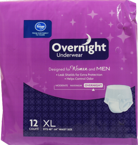 Kroger® Extra Large Overnight Underwear Perspective: front
