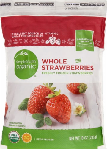 Simple Truth Organic® Frozen Whole Strawberries Perspective: front