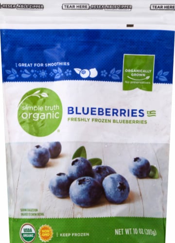 Simple Truth Organic® Frozen Blueberries Perspective: front