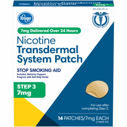 Kroger® Nicotine Transdermal System Patches Step 3 Perspective: front