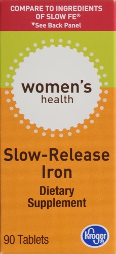 Kroger Slow Release Iron Women s Health Dietary Supplement 90 ct Ralphs