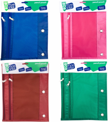 Office Works® Mesh Pencil Pouch - Assorted, 1 ct - Fred Meyer