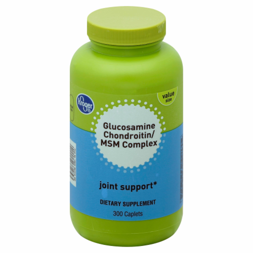 taart vingerafdruk Analist Kroger® Glucosamine Chondroitin / MSM Complex Joint Support Caplets, 300 ct  - Kroger