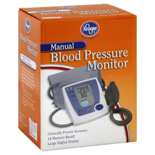 MABIS Multiple Sizes Arm Home Automatic Digital Blood Pressure Monitor  1-Tube Black 1 Each, Multiple Sizes 1 ct - Kroger