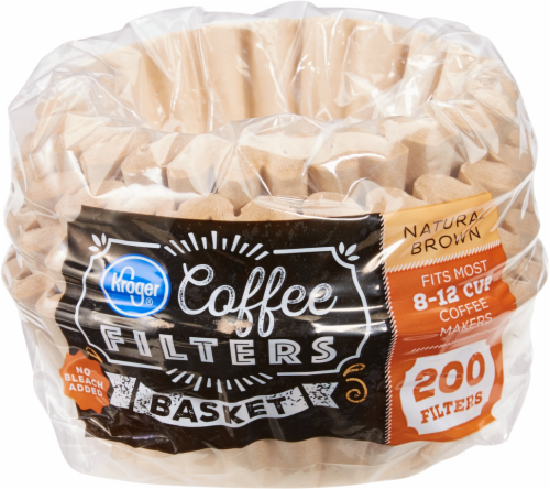 Kroger® Unbleached Coffee Filters - Natural Brown Perspective: front