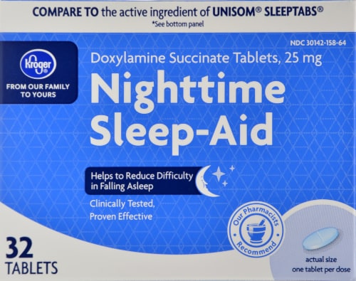 Kroger®  Sleep Aid Tablets Perspective: front