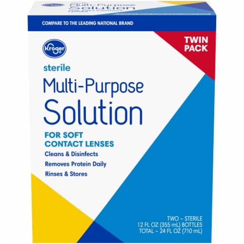 Kroger® Multi-Purpose Soft Contact Lens Solution Perspective: front