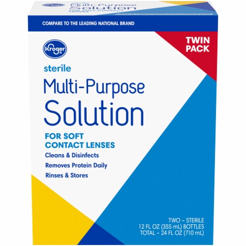 Kroger® Multi-Purpose Soft Contact Lens Solution Perspective: front
