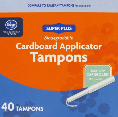Kroger® Super Plus Tampons Perspective: front