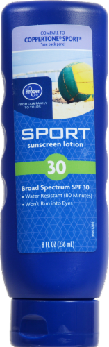 Kroger®  Sport Sunscreen Lotion SPF 30 Perspective: front