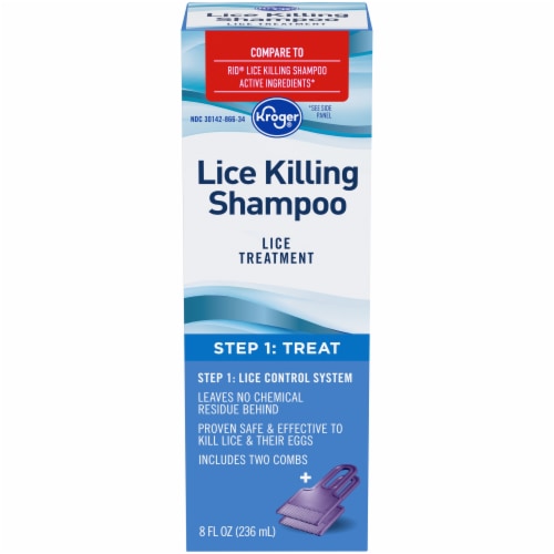 Kroger® Step 1: Treat Lice Killing Shampoo Perspective: front