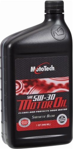 Moto Tech® 5W-30 Motor Oil Perspective: front
