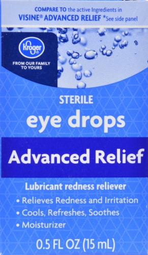 Kroger® Advanced Relief Eye Drops Perspective: front