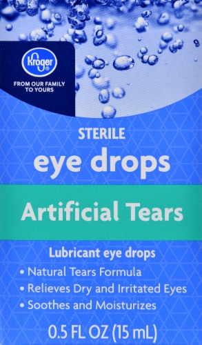 Sterile Artificial Tears Lubricant Eye Drops, 0.5 fl. oz