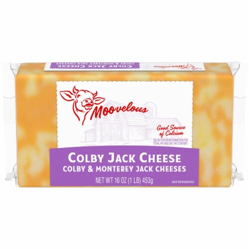 Moovelous Colby Jack Cheese Bar Perspective: front