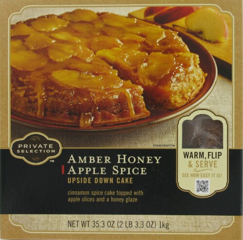 Private Selection™ Amber Honey Apple Spice Upside Down Cake Perspective: front