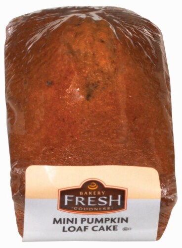 Bakery Fresh Goodness Mini Pumpkin Loaf Cake Perspective: front
