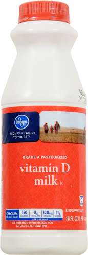Kroger® Vitamin D Whole Milk Perspective: front