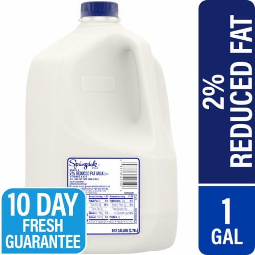 Springdale® 2% Reduced Fat Milk Gallon Perspective: front