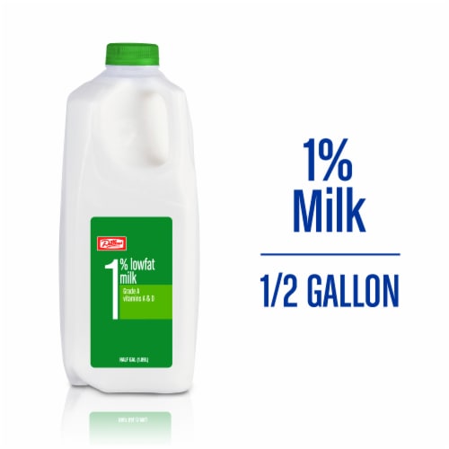 Dillons 1% Lowfat Milk Perspective: front