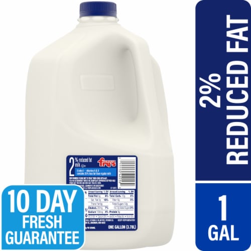 Fry's 2% Reduced Fat Milk Gallon Perspective: front