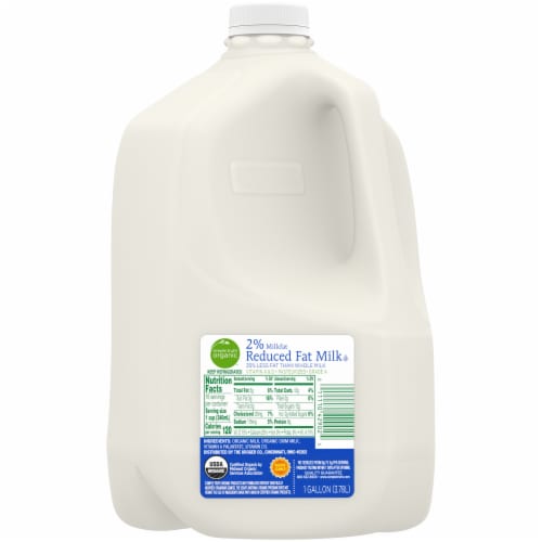 Simple Truth Organic® 2% Reduced Fat Milk Perspective: front