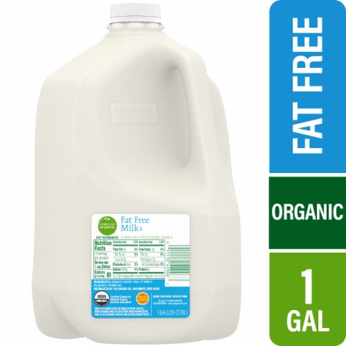 Simple Truth Organic® Fat Free Milk Perspective: front