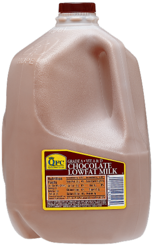 QFC Low Fat Chocolate Milk Perspective: front