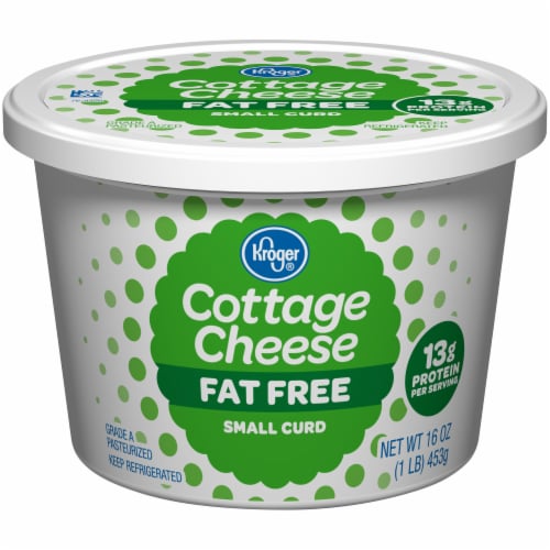 Kroger® Fat Free Small Curd Cottage Cheese Perspective: front