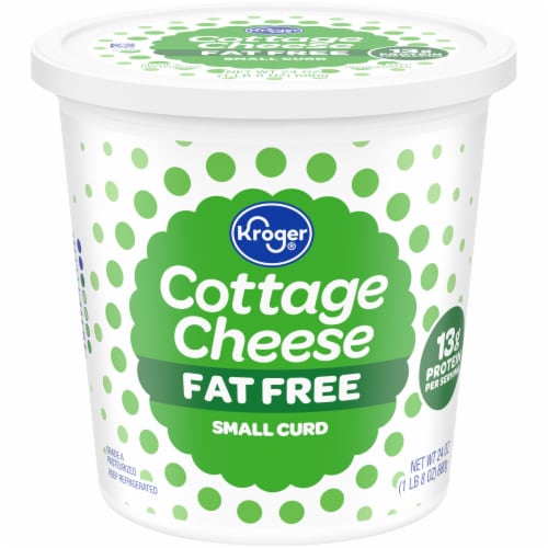 Kroger® Fat Free Small Curd Cottage Cheese Perspective: front