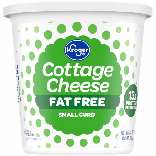 Kroger® Fat Free Small Curd Cottage Cheese, 24 oz