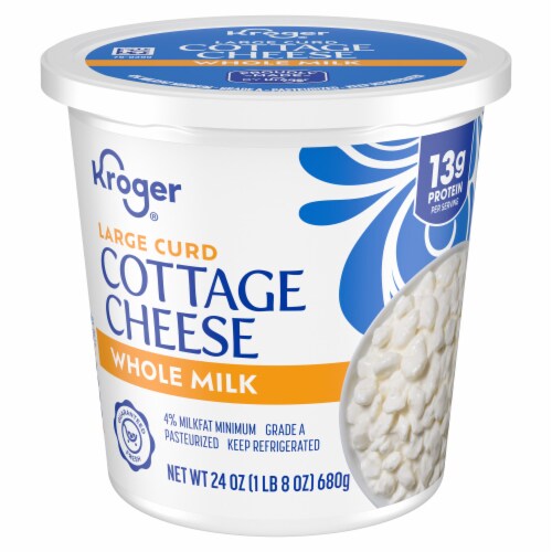 Kroger® 4% Milkfat Large Curd Cottage Cheese Perspective: front
