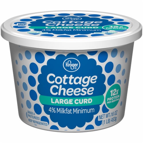 Kroger® 4% Milkfat Large Curd Cottage Cheese Perspective: front