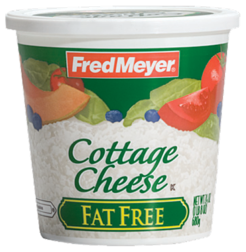 Fred Meyer® Fat Free Cottage Cheese Perspective: front
