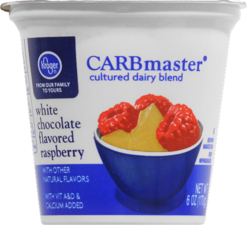 Kroger® CarbMaster™ White Chocolate Raspberry Yogurt Perspective: front