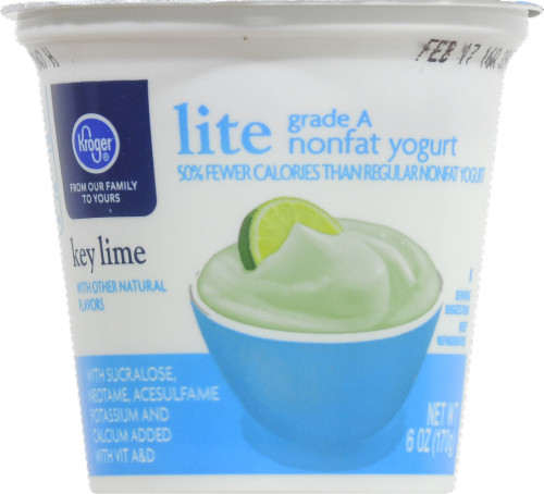 Kroger®  Lite Key Lime Pie Yogurt Perspective: front