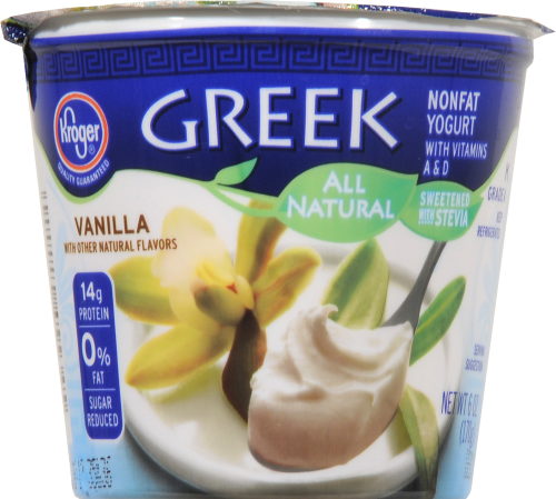 Kroger®  Vanilla Greek Yogurt Perspective: front