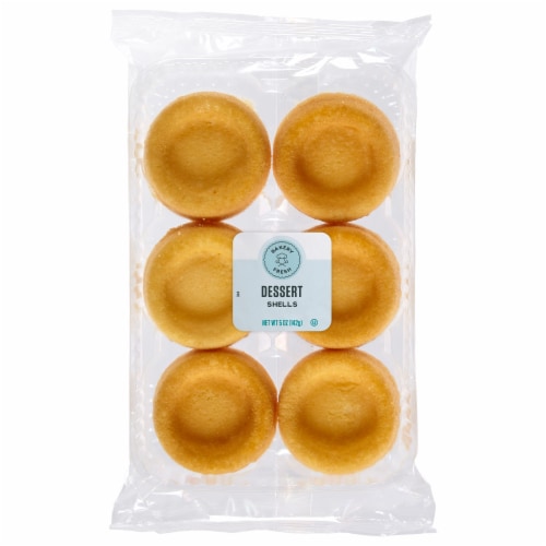 Bakery Fresh Vanilla Dessert Shells Perspective: front