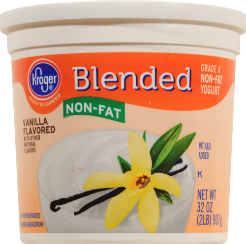 Kroger®  Non-fat Vanilla Yogurt Perspective: front
