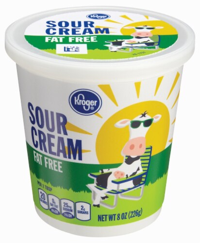 Kroger®  Fat Free Sour Cream Perspective: front