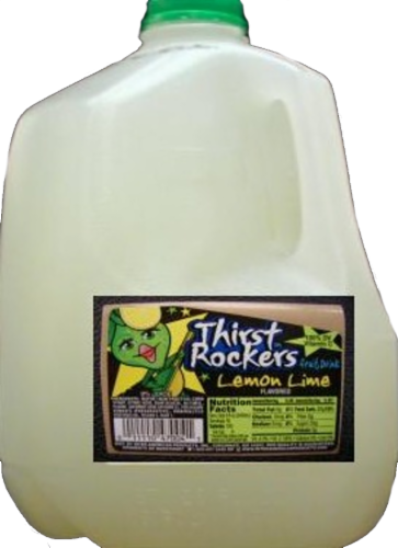 Thirst Rockers Lemon Lime Juice Perspective: front