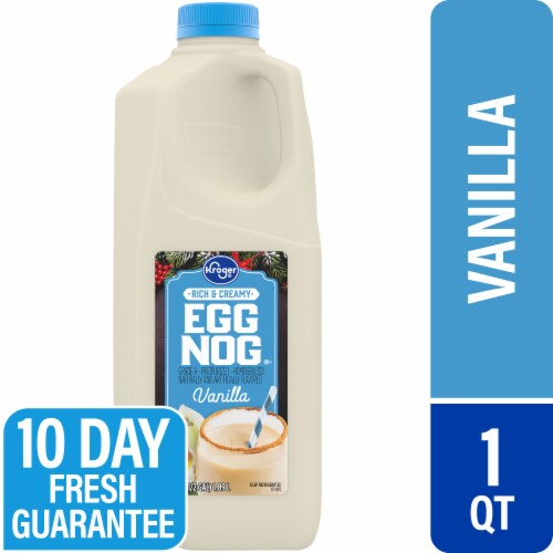 Kroger® Vanilla Egg Nog Half Gallon Perspective: front