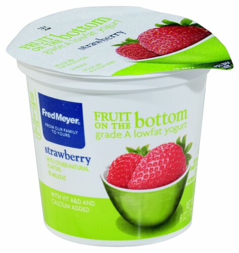 Fred Meyer® Fruit on the Bottom Yogurt Strawberry Perspective: front