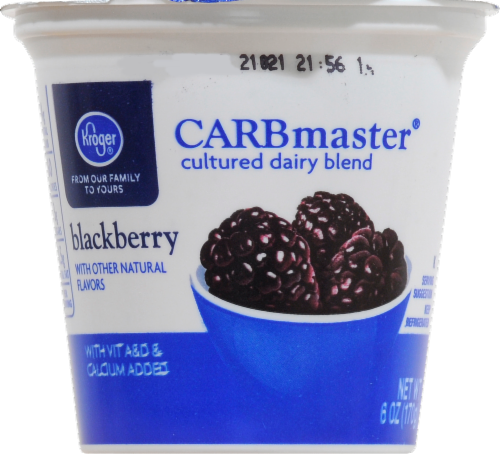 Kroger® CarbMaster™ Blackberry Yogurt Perspective: front